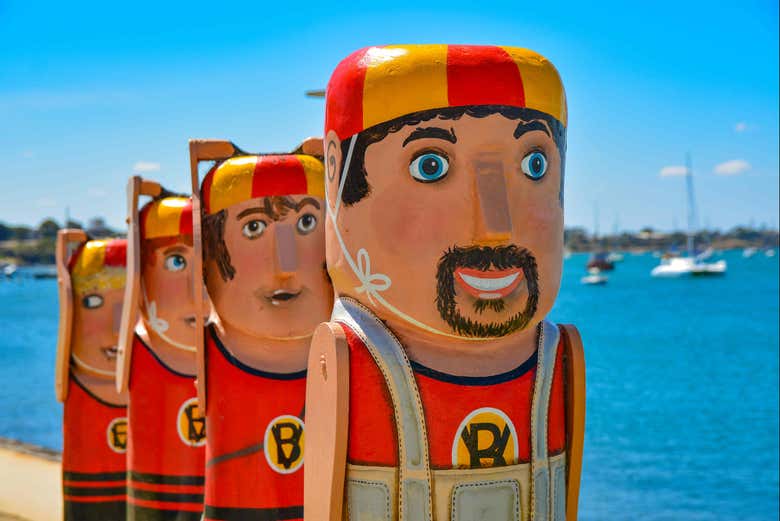 Sculptures du bord de mer de Geelong