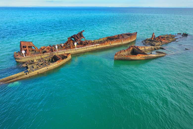 Barcos hundidos en Tangalooma