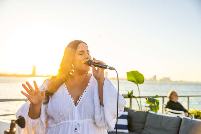 Música en directo a bordo