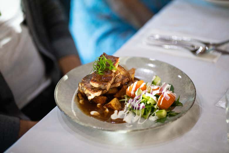 Un des plats du déjeuner