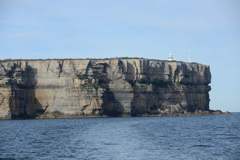 Íngremes penhascos de Jervis Bay