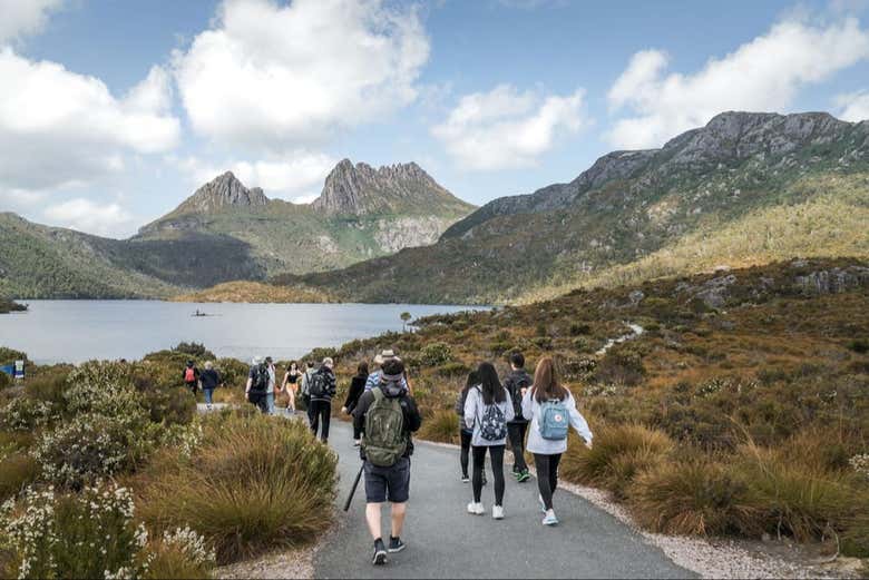 Aproveitando a excursão para Cradle Mountain