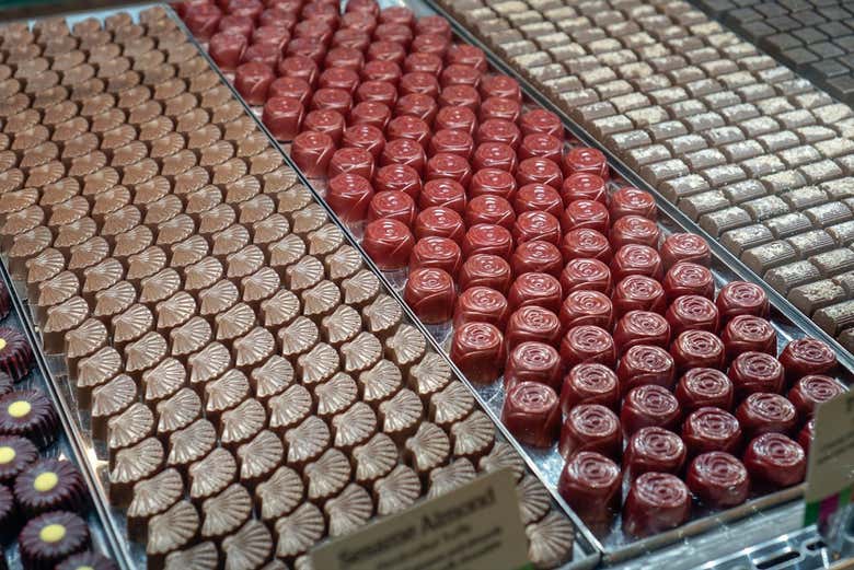 Bombones en la Chocolatería y Heladería del Valle de Yarra