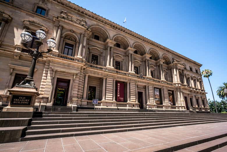L'edificio dei giardini botanici di Melbourne