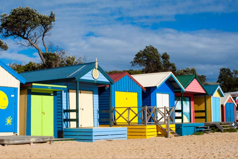 Maisons colorées