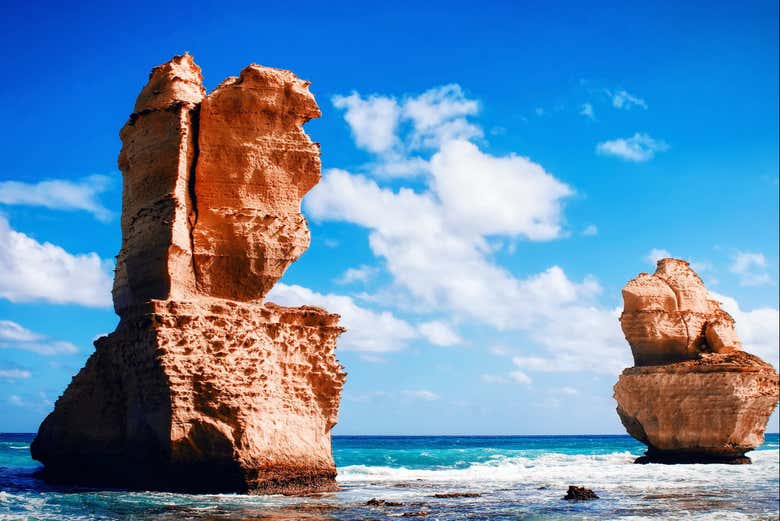 See amazing rock formations on the trip