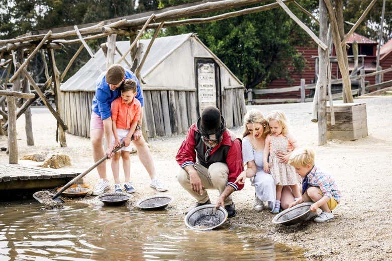 Try panning for gold