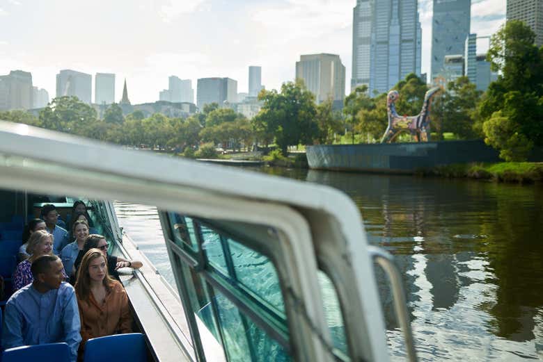 Navegando pelo rio Yarra