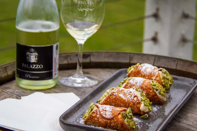 Unos deliciosos cannoli 