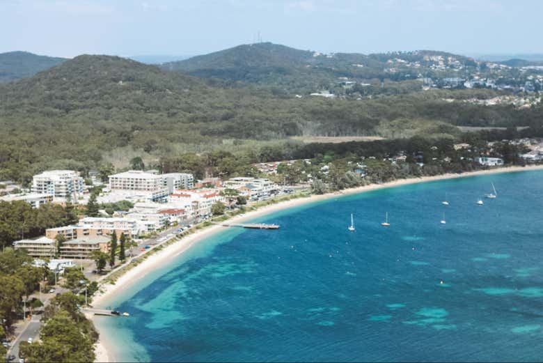 Vista aérea de Port Stephens