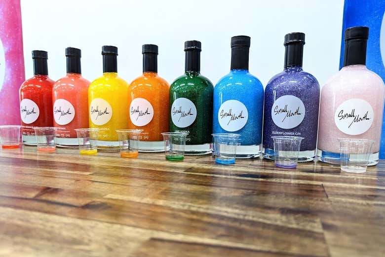 Vamos experimentar vodkas de diferentes sabores