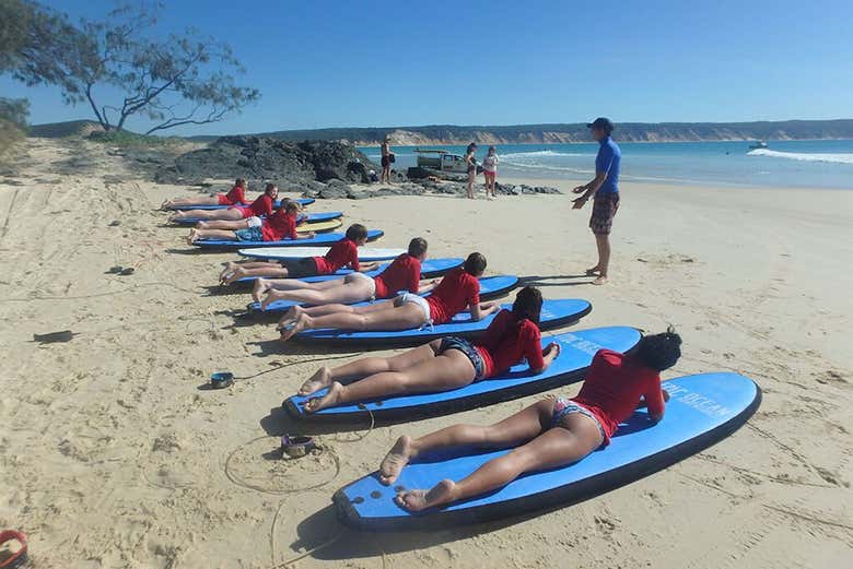 Assimilando le tecniche di surf