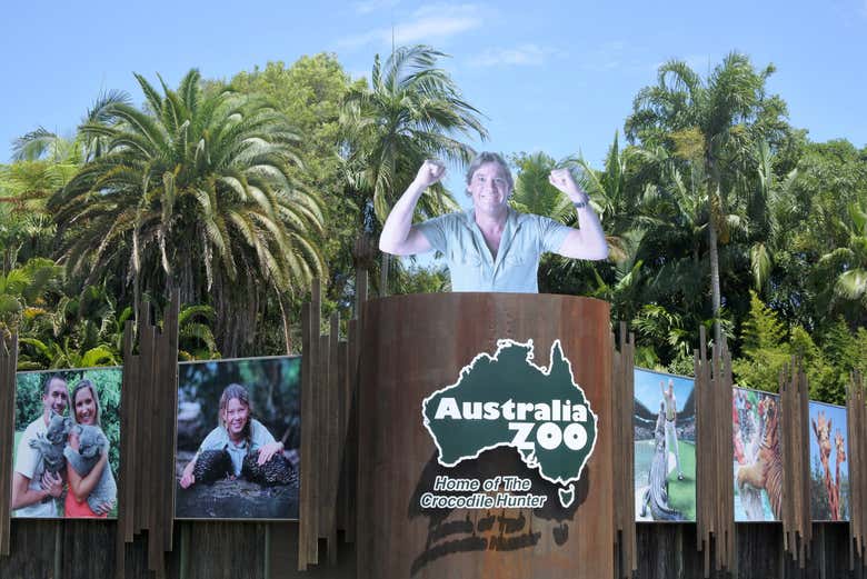 Arrivée à la billetterie du zoo d'Australie