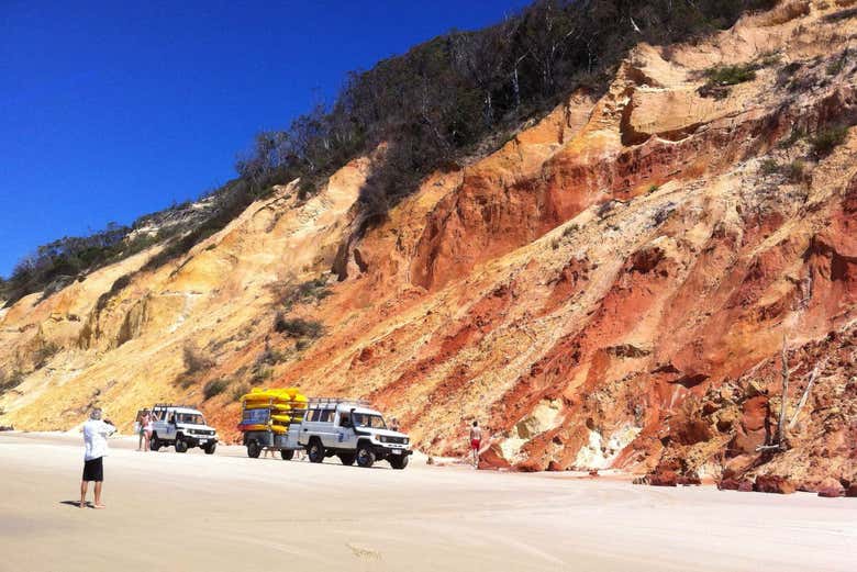 Plage de Teewah en 4x4