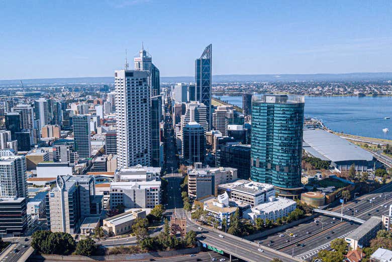 Perth vista das alturas