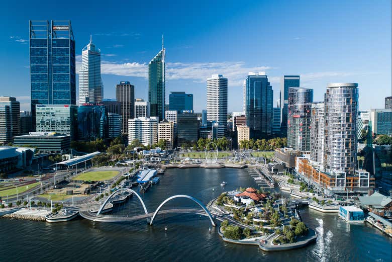 Vue panoramique de Perth