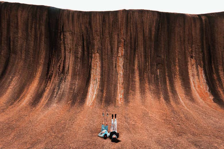 Formação rochosa Wave Rock