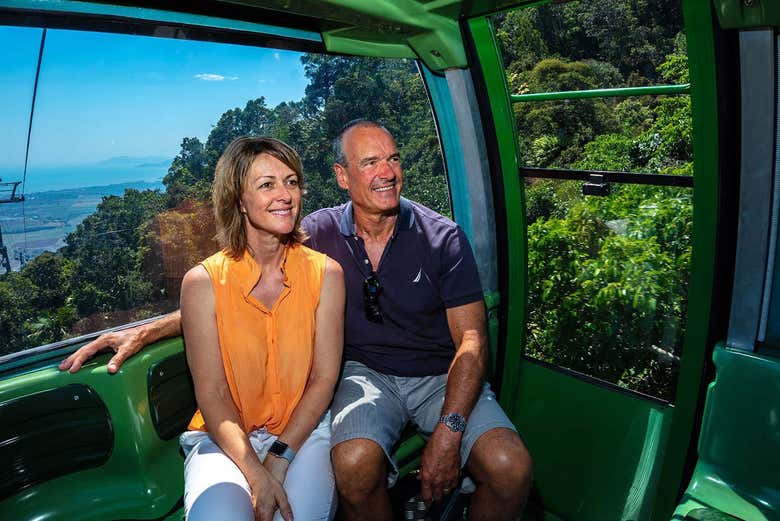 Interior del teleférico