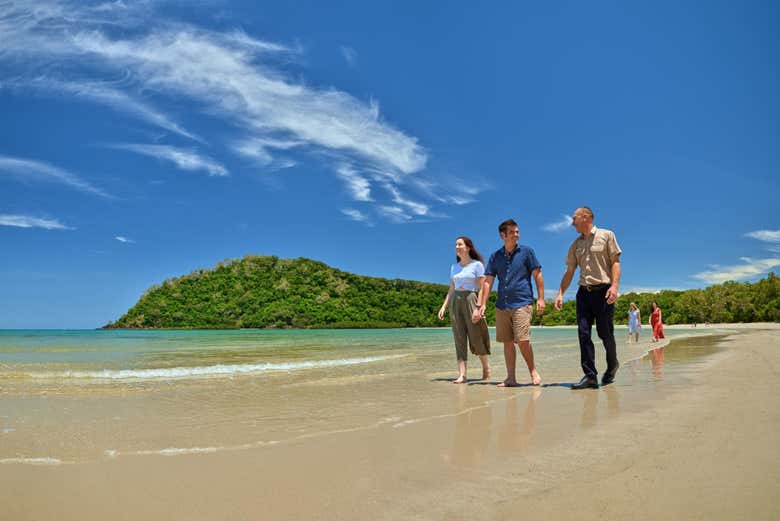 Passeando pela praia