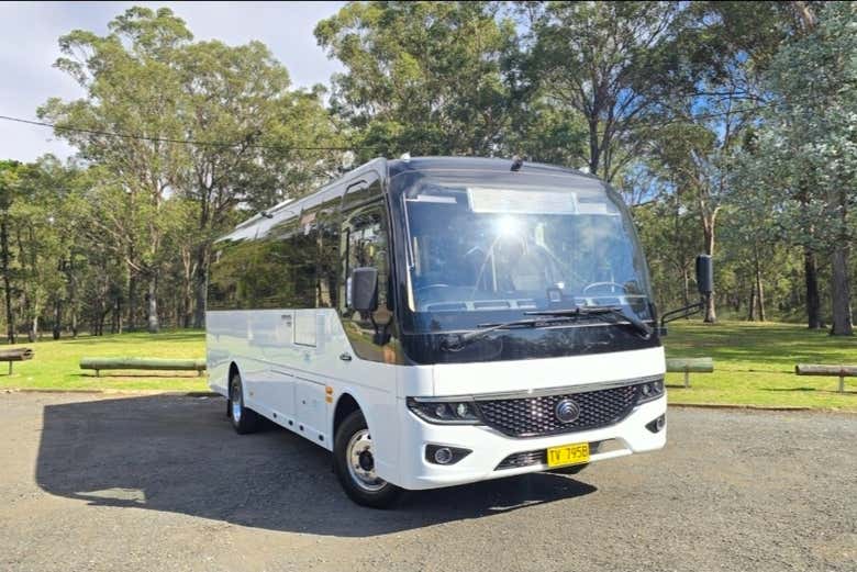 Autobús con el que haremos la excursión