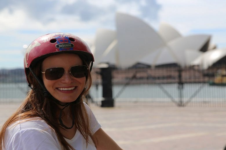 Passeando de bicicleta por Sydney