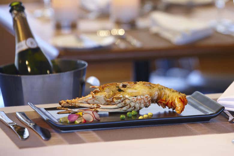 Cena servida a bordo