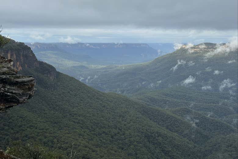 Las majestuosas Montañas Azules