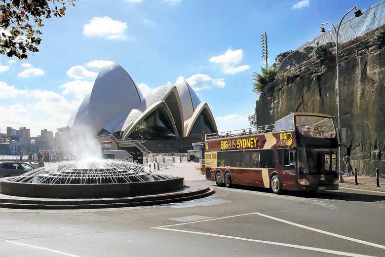 Vista del Opera House desde el autobús