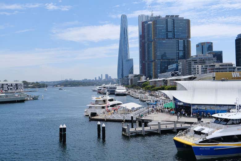 Vue panoramique sur le port