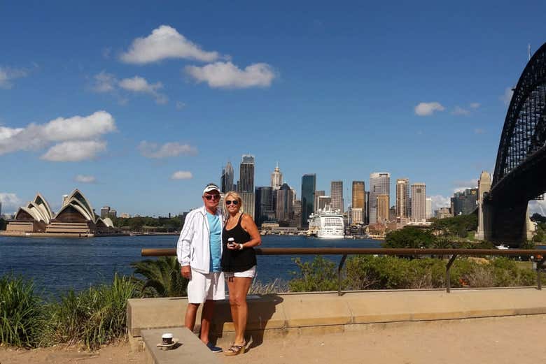 Durante o tour privado por Sydney