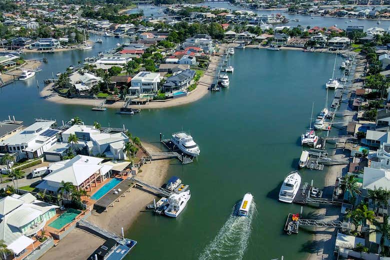 Vue panoramique de Sunshine Coast