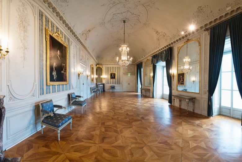 Interior of the palace