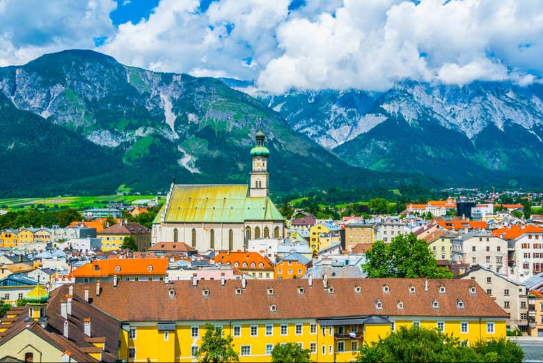 Recorreremos el casco antiguo de Hall in Tirol