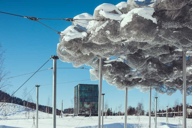 Explore the exterior of the Swarovski Museum