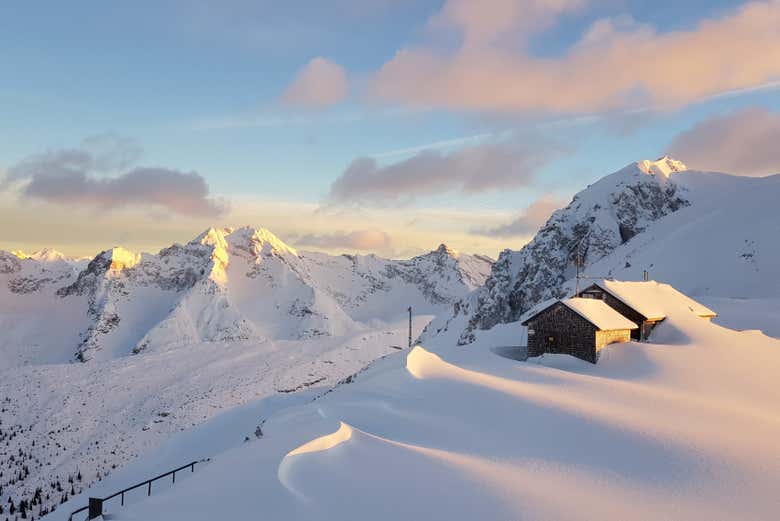 Nieve en Nordkette