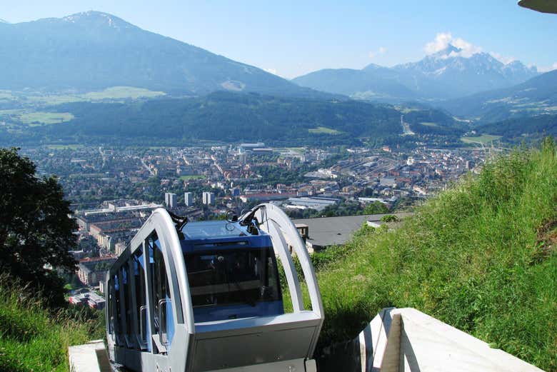Funicular en el Tirol