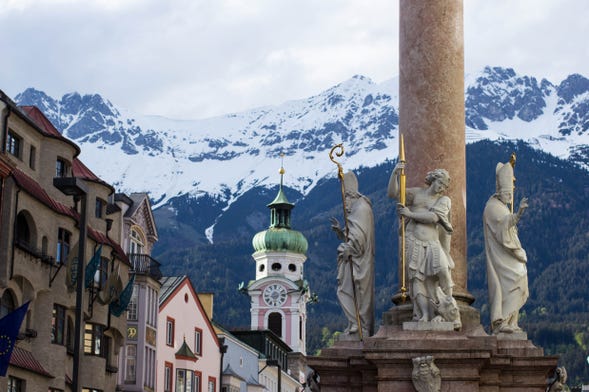 Tour privado por Innsbruck com guia em português