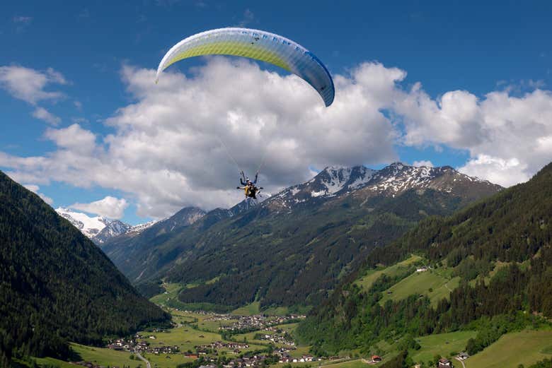 Flying over Tyrol