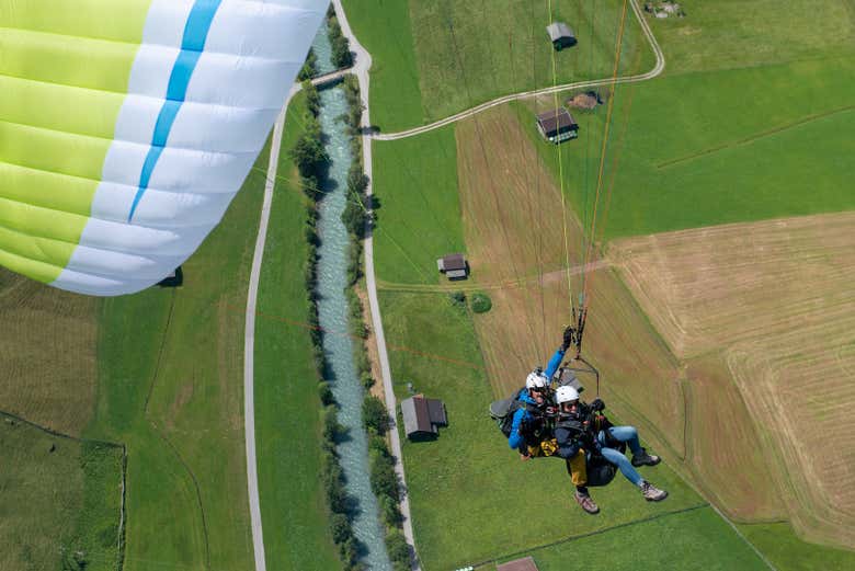Paragliding over Tyrol