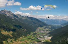 Voo de parapente pelo Tirol