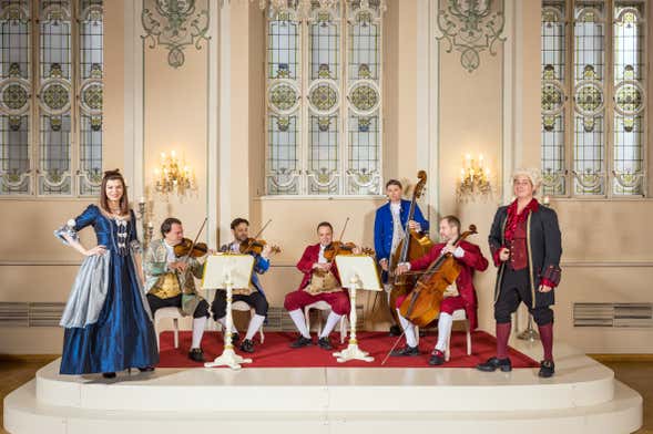 Cena e concerto di Mozart nella Sala Barocca di St. Peter Stiftskulinarium