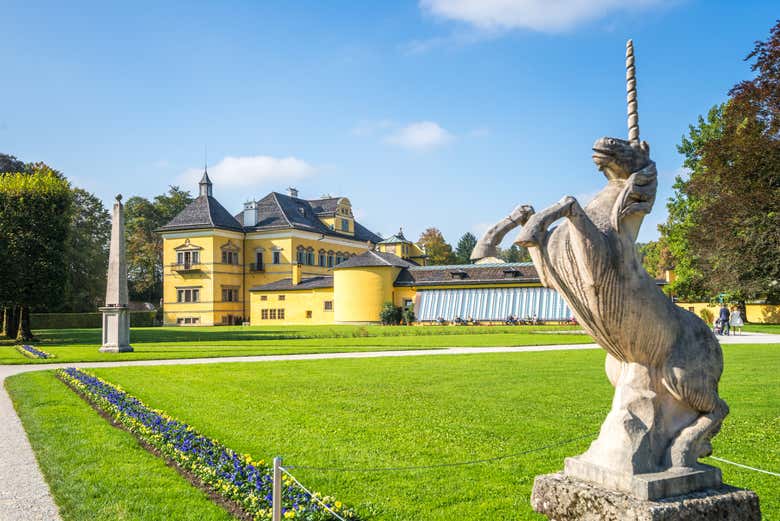 Palacio de Hellbrunn y sus jardines