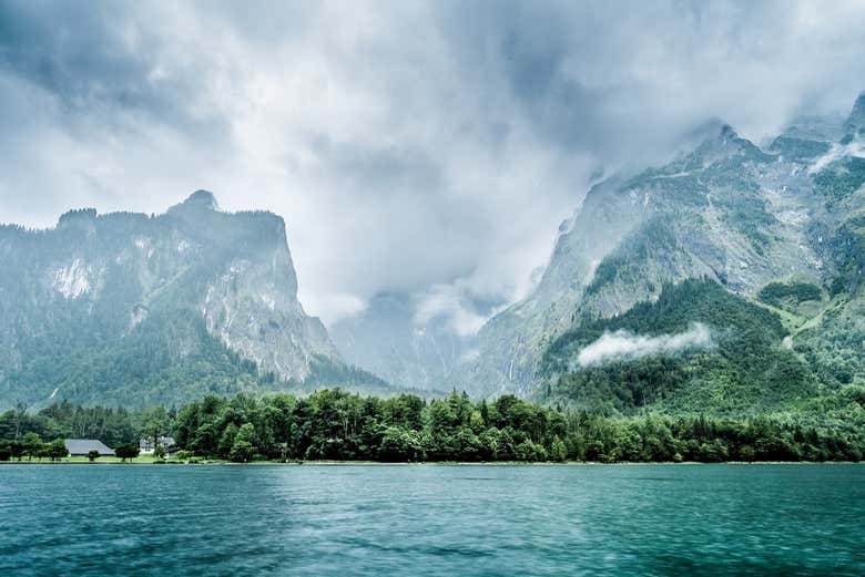 Lago Königssee, in Baviera