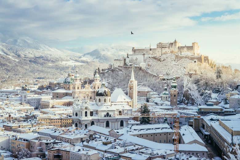 Salzburg at winter