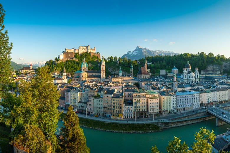 Panorâmica de Salzburgo