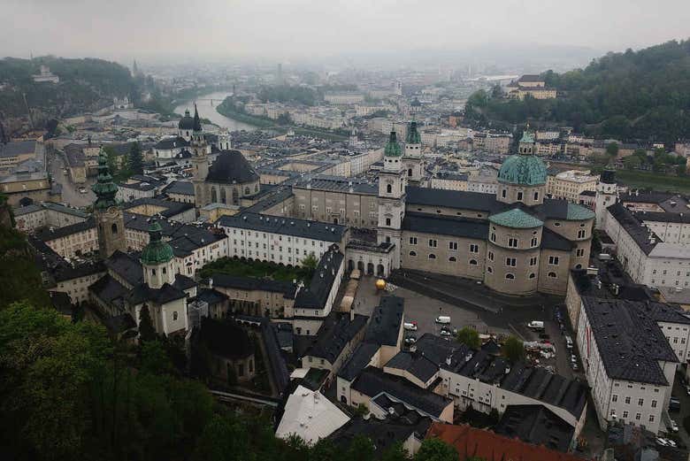 Salzburgo desde el aire