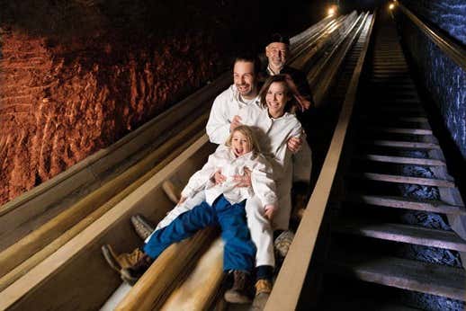 Have fun going down the slide!
