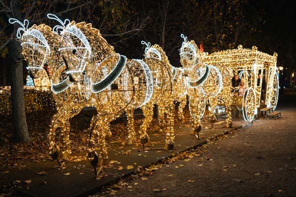 Autobús navideño de Viena + Luces Imperiales del Palacio de Schönbrunn