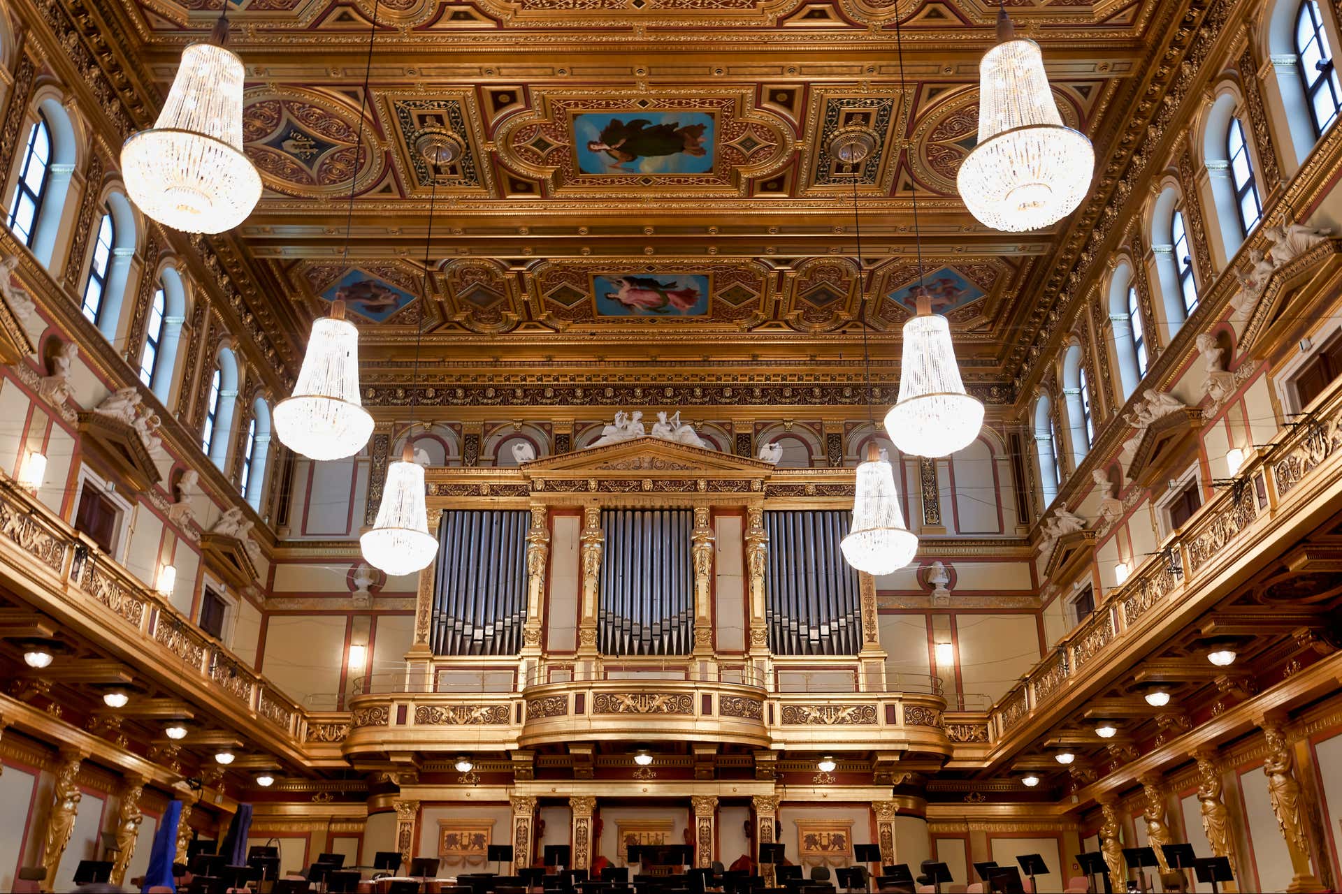 Concerto de Mozart na Sala Dourada do Musikverein, Viena