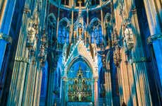 Espectáculo de luz y sonido en la iglesia Votiva